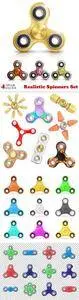 Vectors - Realistic Spinners Set