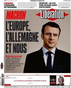 Libération du Vendredi 24 Mars 2017