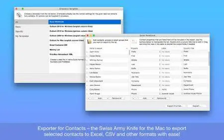 Exporter for Contacts 1.10.1 MacOSX