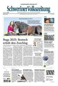 Schweriner Volkszeitung Hagenower Kreisblatt - 30. August 2018