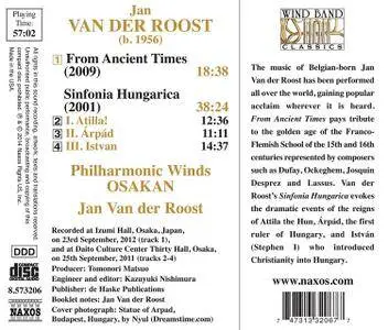 Philharmonic Winds Osakan & Jan Van der Roost - Van der Roost: From Ancient Times - Sinfonia Hungarica (2014)