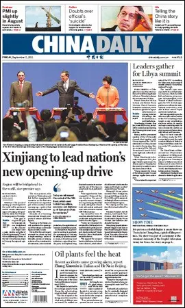 China Daily - 2 September 2011