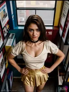 AI Natalia Dyer 80's vibe (AI Generated)