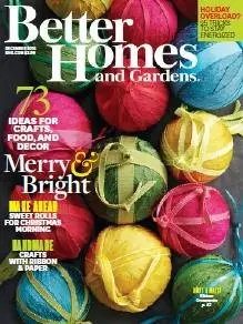 Better Homes and Gardens USA - December 2015