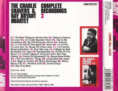 The Charlie Shavers & Ray Bryant Quartet - Complete Recordings Vol.1-3 (1958-64) {3CD 2005 Lone Hill Jazz Remaster}