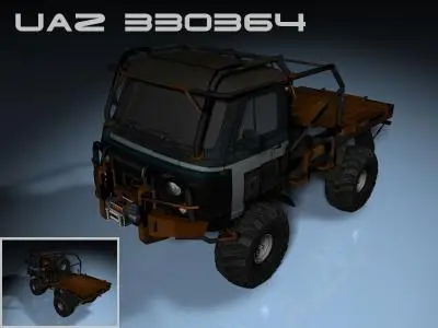 3D Models - UAZ 330364