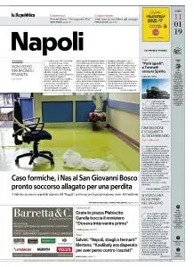 la Repubblica Napoli - 11 Gennaio 2019