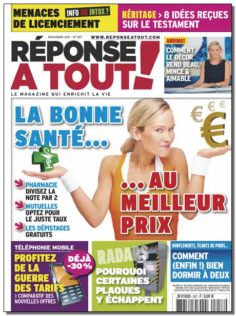Réponse à Tout ! N°257 - Novembre 2011