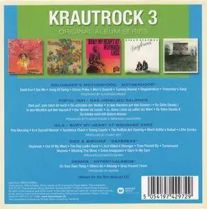 Various Artists - Krautrock 3 - Original Album Series (2017) {5CD Set Warner Music 5054197-4297-2-9 - Remastered}