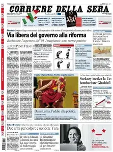 Il Corriere della Sera (11-03-11)