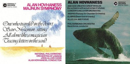 Alan Hovhaness: Majnun Symphony (1986) + And God Created Great Whales (1989)