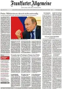 Frankfurter Allgemeine Zeitung vom Mittwoch, 05. März 2014