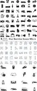 Vectors - Car Service Icons Mix 6