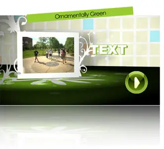 DropDrop After Effect project - Ornamentally Green