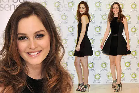 Leighton Meester Promotes 'Herbal Essences' in Madrid - 11-24-10