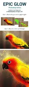 GraphicRiver Epic Glow Photoshop Action