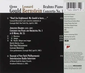 Glenn Gould, New York Philharmonic, Leonard Bernstein - Brahms: Piano Concerto No. 1 (1998) (Repost)
