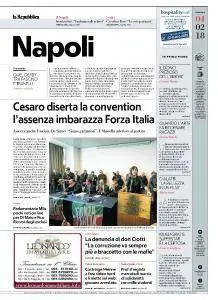 la Repubblica Napoli - 4 Febbraio 2018