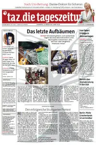 Tageszeitung TAZ vom 16 Februar 2012