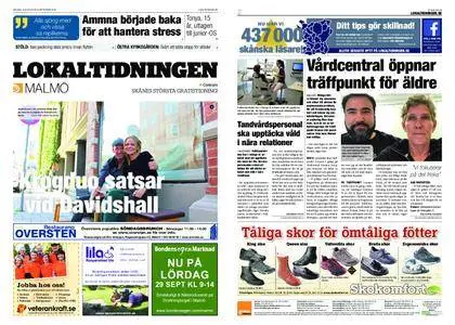 Lokaltidningen Malmö Centrum – 22 september 2018