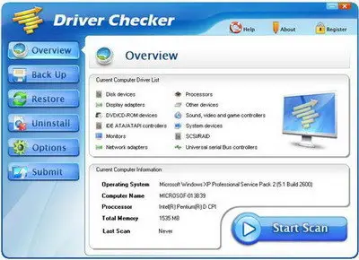 Driver Checker v2.7.3 Datecode 20090910