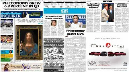 Philippine Daily Inquirer – November 17, 2017