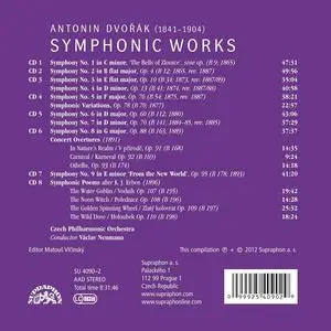 Václav Neumann, Czech Philharmonic Orchestra - Antonín Dvořák: Symphonic works [8CDs] (2012)