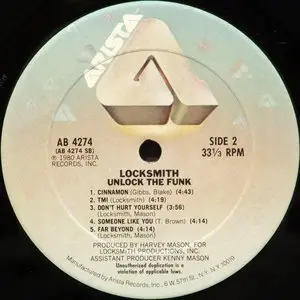 Locksmith - Unlock The Funk (1980) {Arista AB-4274} Vinyl Rip 16bit/44.1kHz