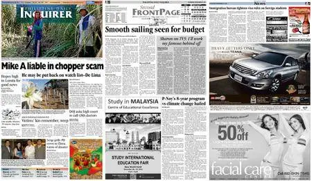 Philippine Daily Inquirer – November 24, 2011