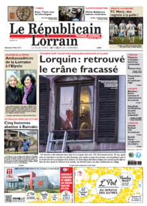 Le republicain lorrain Du Dimanche 08 Mars 2015