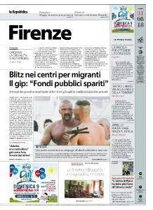la Repubblica Firenze - 31 Agosto 2018