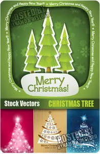 Christmas tree - Stock Vector