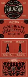 Grand Gibson Font Style