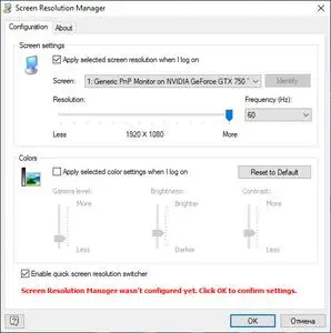 Screen Resolution Manager 5.2.0.682