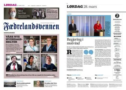 Fædrelandsvennen – 28. mars 2020