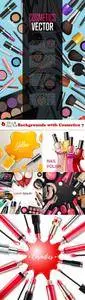 Vectors - Backgrounds with Cosmetics 7