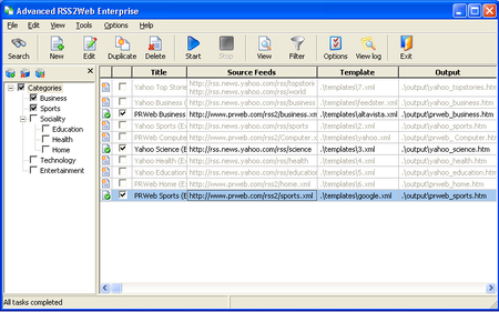Advanced RSS2Web Enterprise v3.1.53