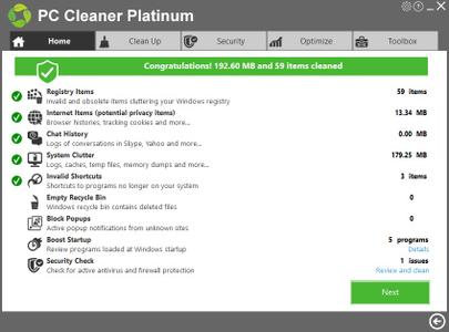 PC Cleaner Platinum 7.4.0.1 Portable