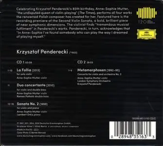 Anne-Sophie Mutter, Krzysztof Penderecki - Hommage à Penderecki (2018)