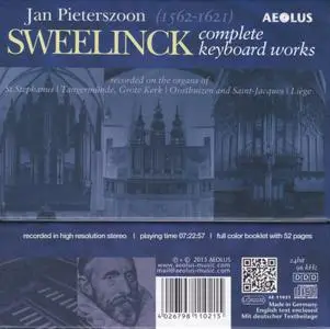 Jan Pieterszoon Sweelinck - Complete Keyboard Works - Leon Berben (2015) {6CDs Set Aeolus AE-11021}