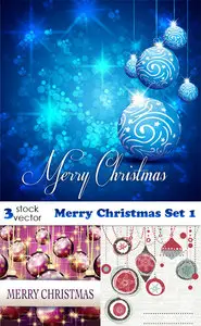 Vectors - Merry Christmas Set 1