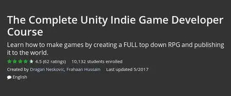 Udemy - The Complete Unity Indie Game Developer Course