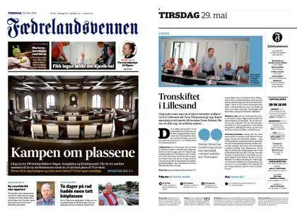 Fædrelandsvennen – 29. mai 2018
