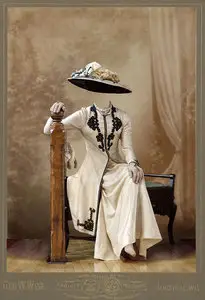 Template for Photoshop - Old Style Photo