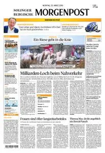 Solinger Morgenpost – 25. März 2019