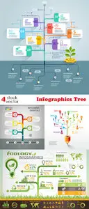 Vectors - Infographics Tree