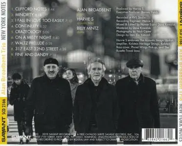 Alan Broadbent Trio - New York Notes (2019)