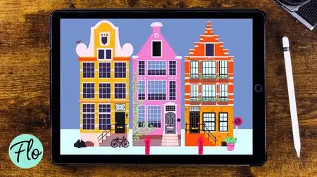 Fun and Easy Illustrations in Procreate - Creating Colorful Houses