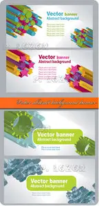 Vector abstract background banner