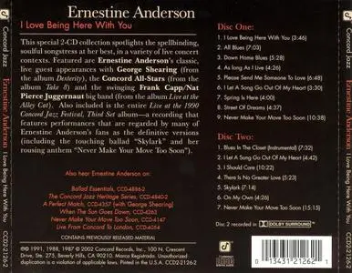 Ernestine Anderson - I Love Being Here with You (1987-1990) (2CD) (2002) {Compilation, Reissue}